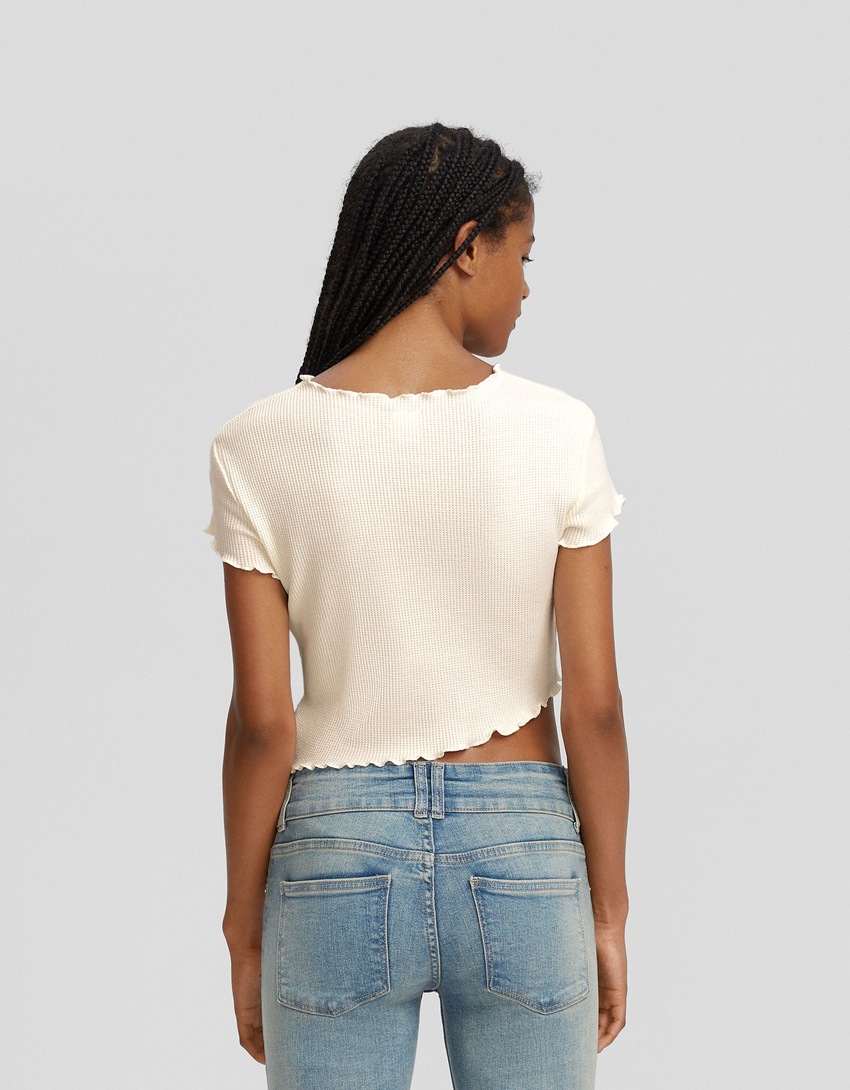 Camiseta de manga curta com estampa