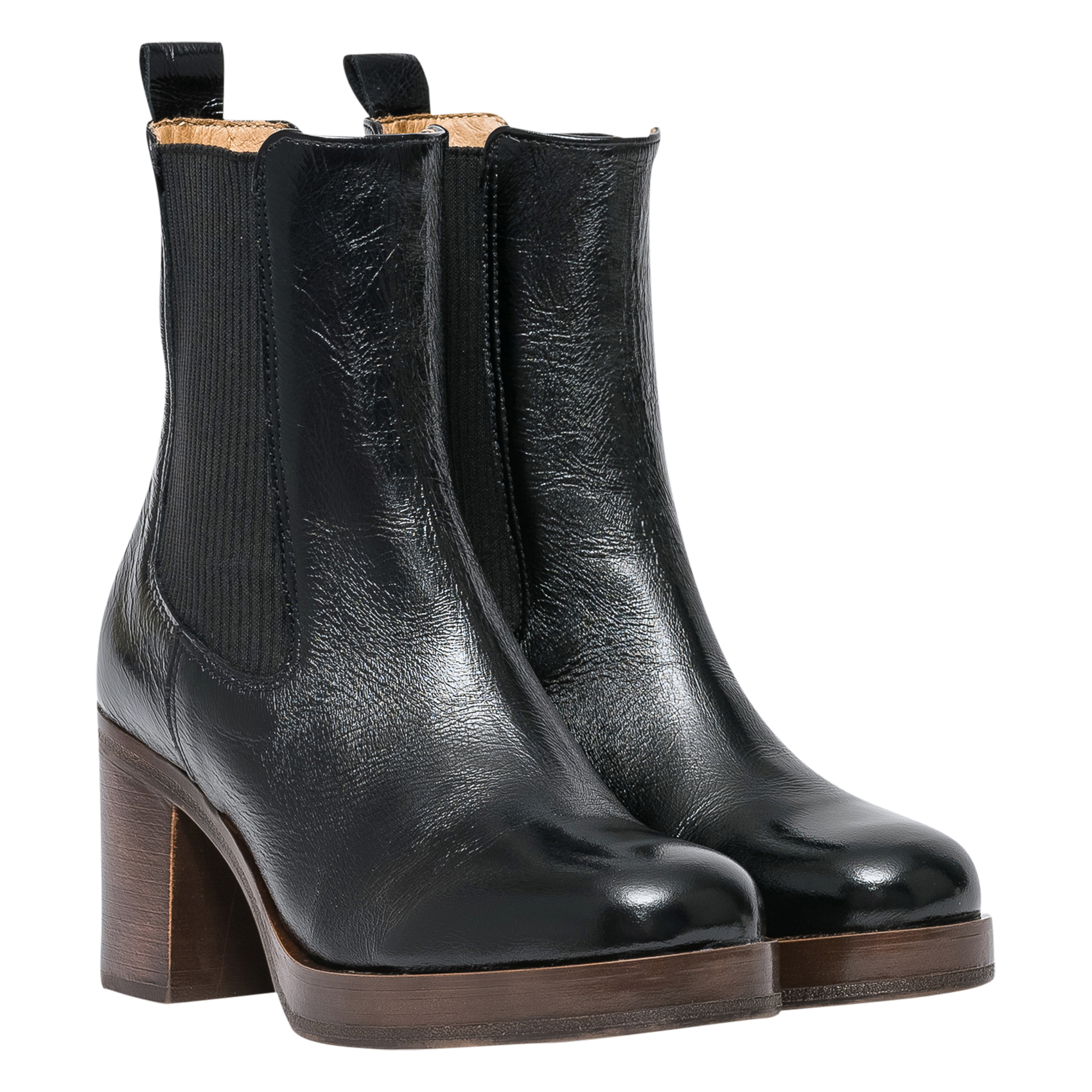 ELEA - Bottines en cuir | Noir