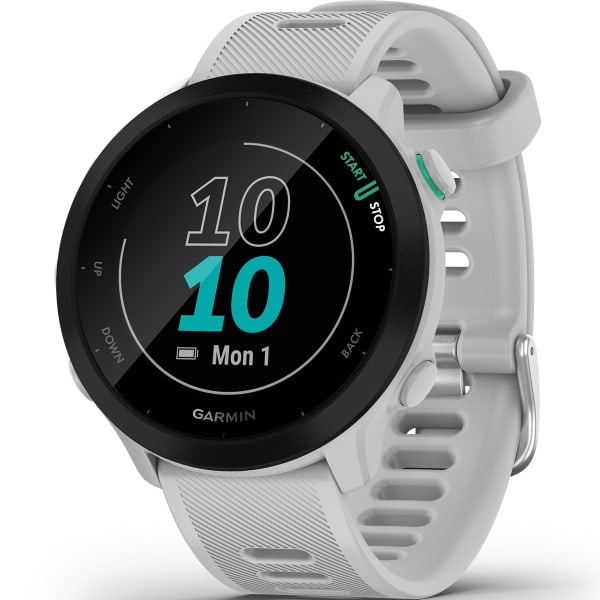 Montre cardio GPS GARMIN FORERUNNER 55 WHITESTONE