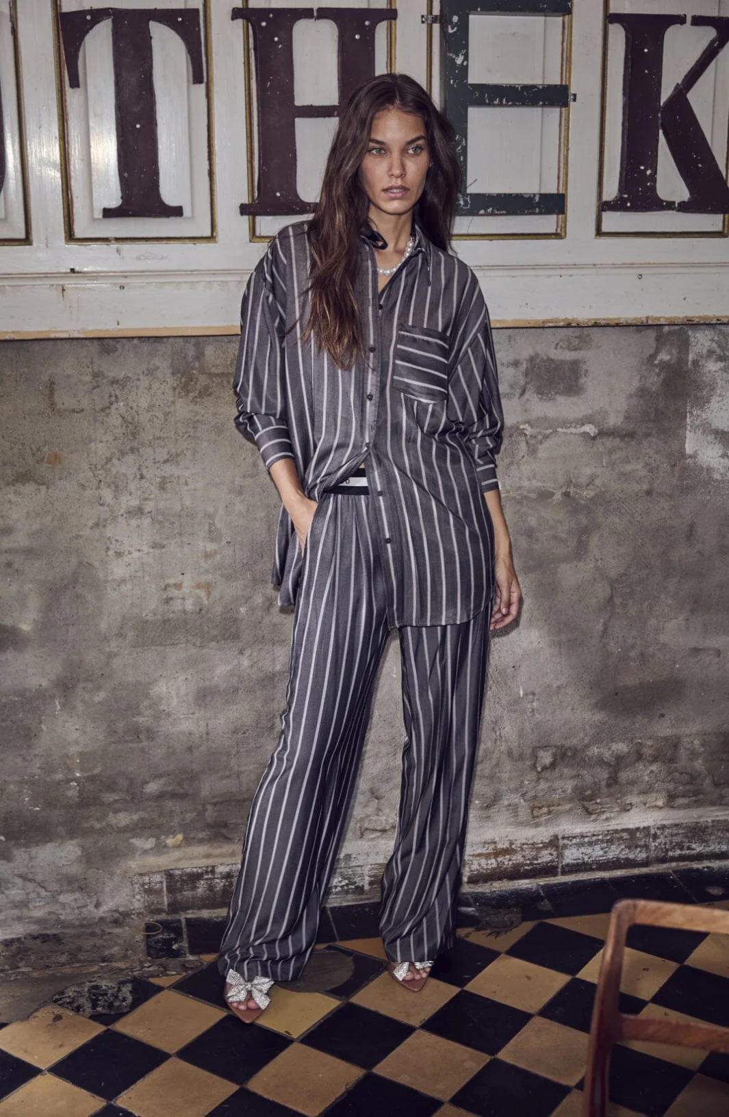 Co´Couture Suecc Stripe Oversize Shirt 35696