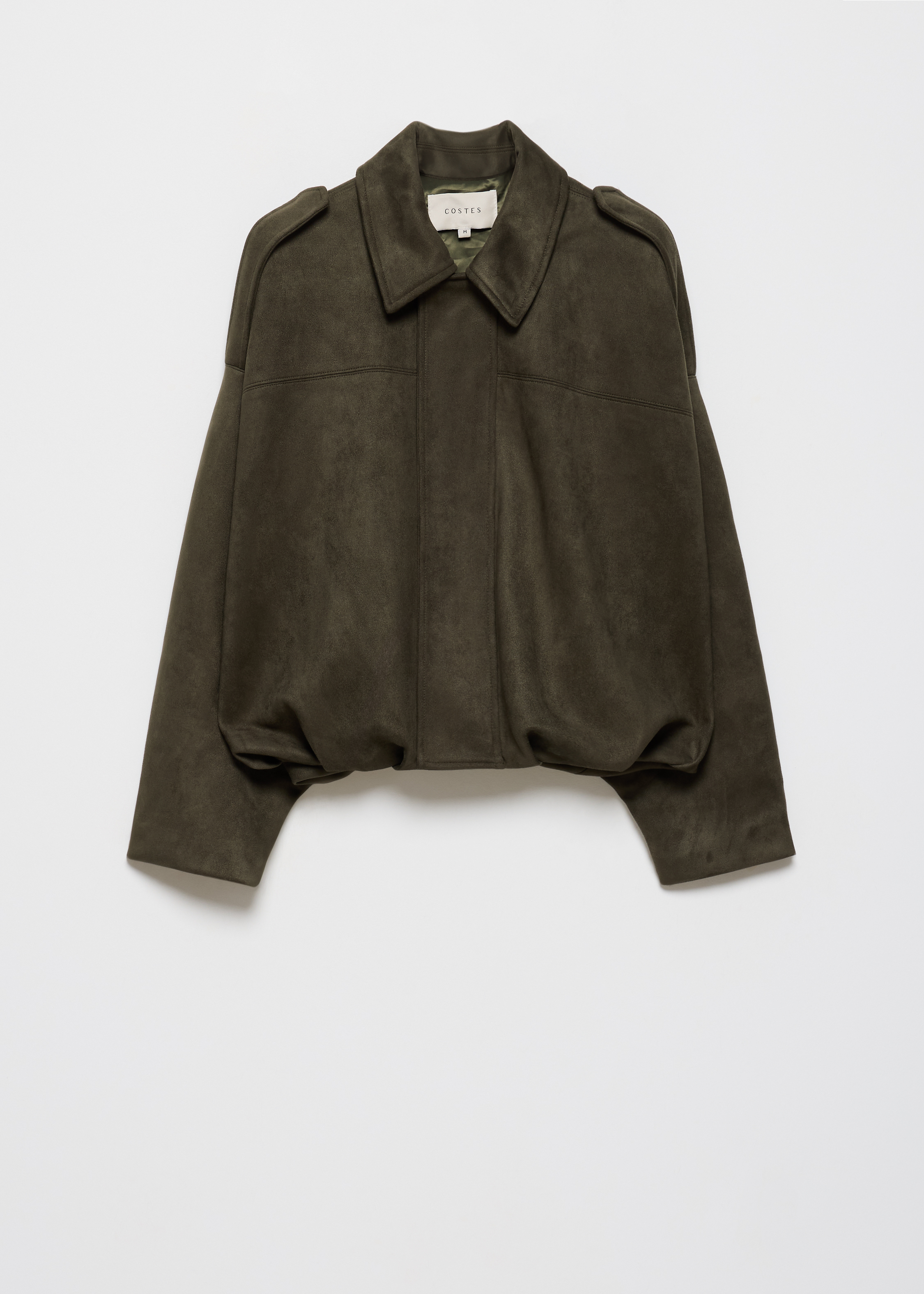 Suedine bomberjacket