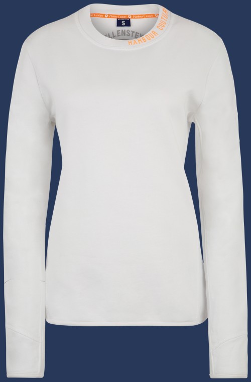 Beachpullover Lady French Terry 300, Whitemelange