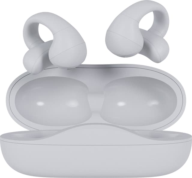 Happy Plugs OWS Clip true wireless open-ear høretelefoner (hvid)