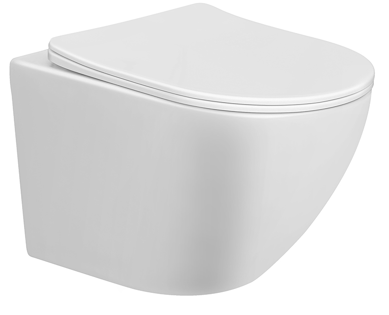 Mueller Rivel rimless verkort toilet met softclose zitting