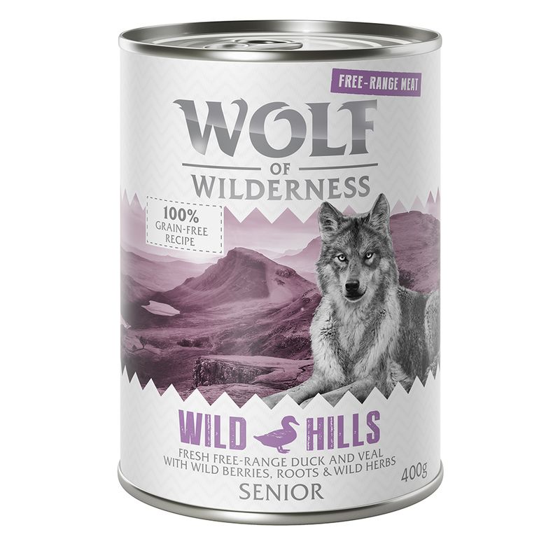 Wolf of Wilderness Senior Free Range 6 x 400 g