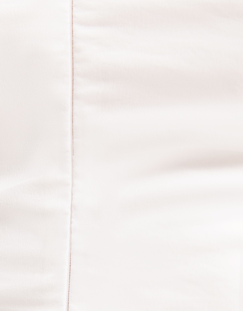 Camiseta sem mangas com capuz com zíper