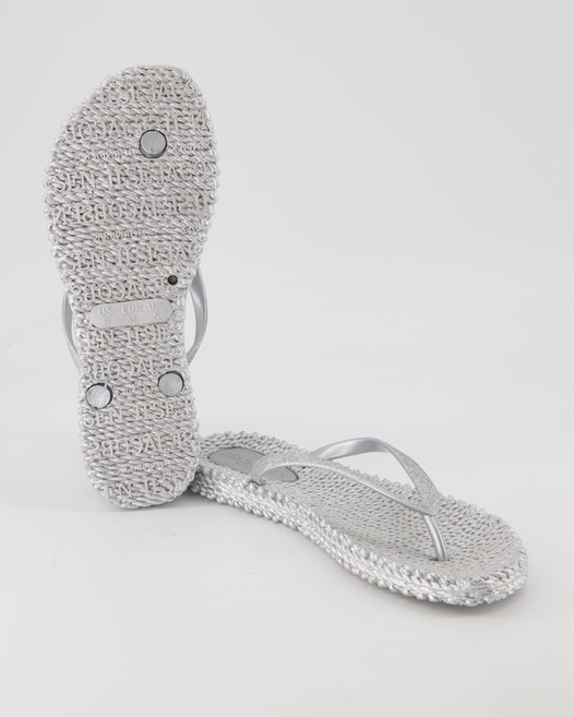 Ilse Jacobsen Cheerful 01 Zehentrenner in Silber