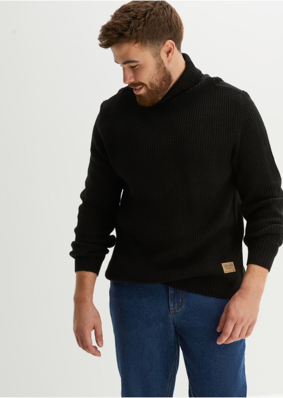 Pull col roulé
