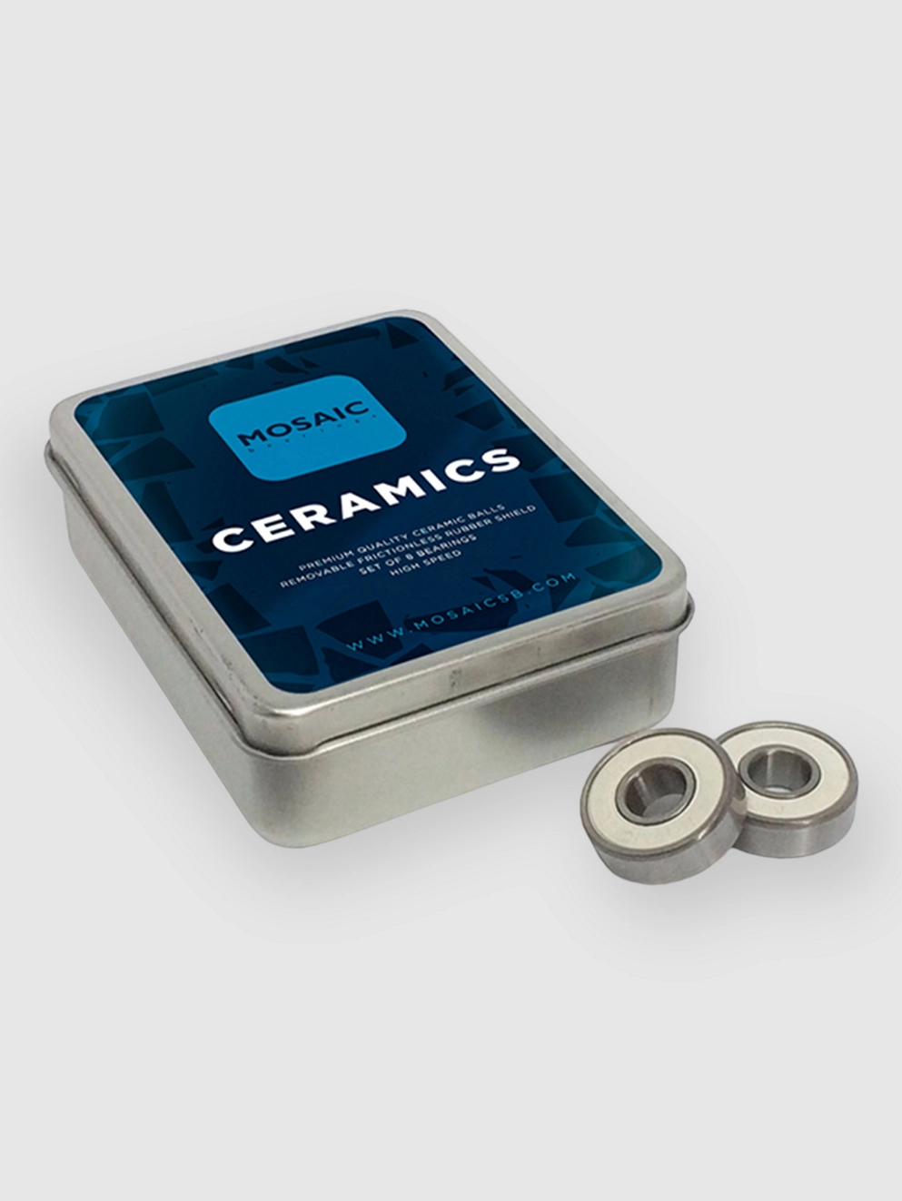 Mosaic Ceramics Bearings silver/white