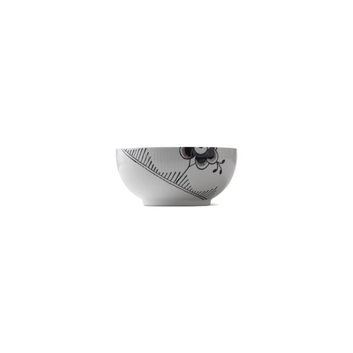 Royal Copenhagen Sort Mega Riflet Skål, Ø18 cm