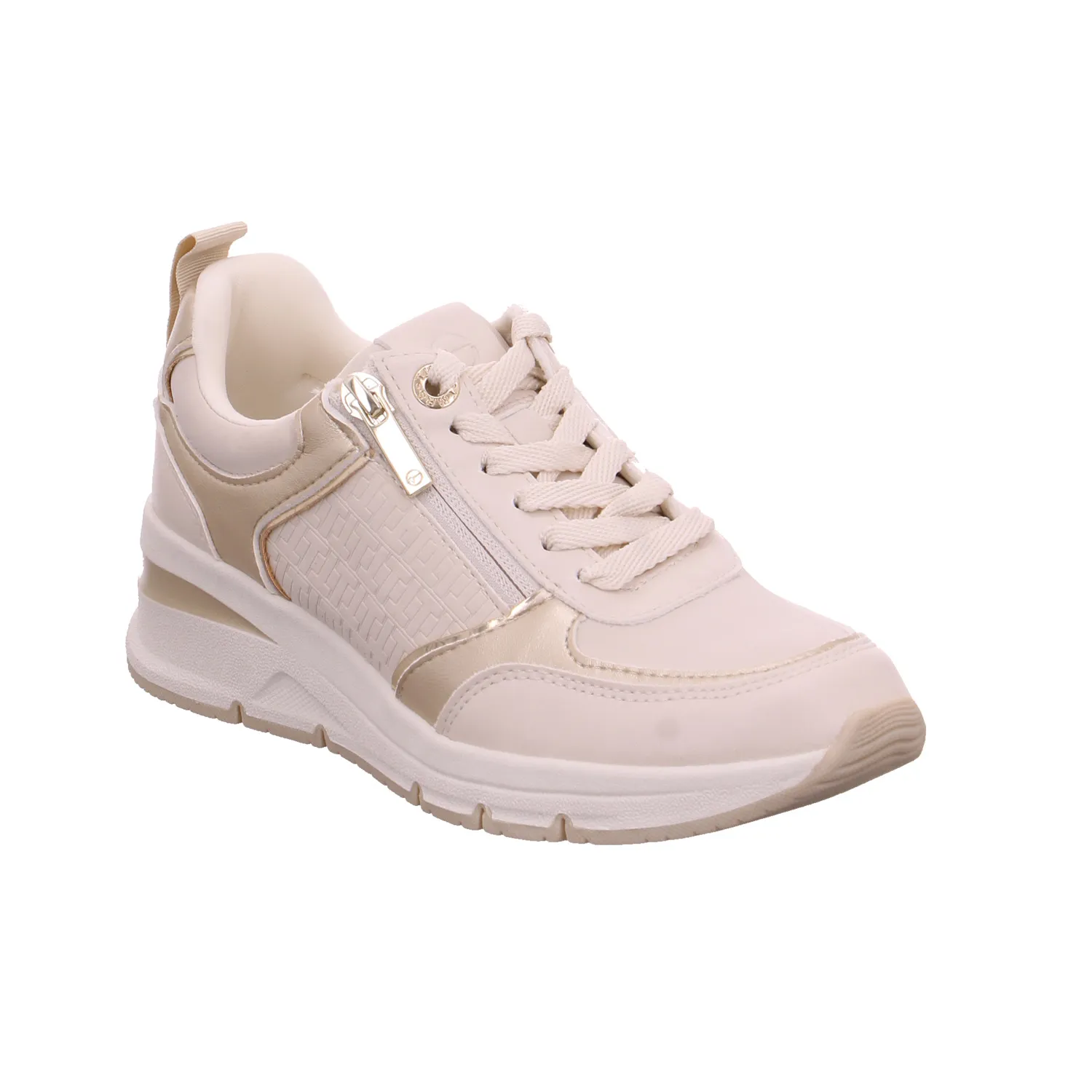 TAMARIS Sneaker Beige Lederimitat