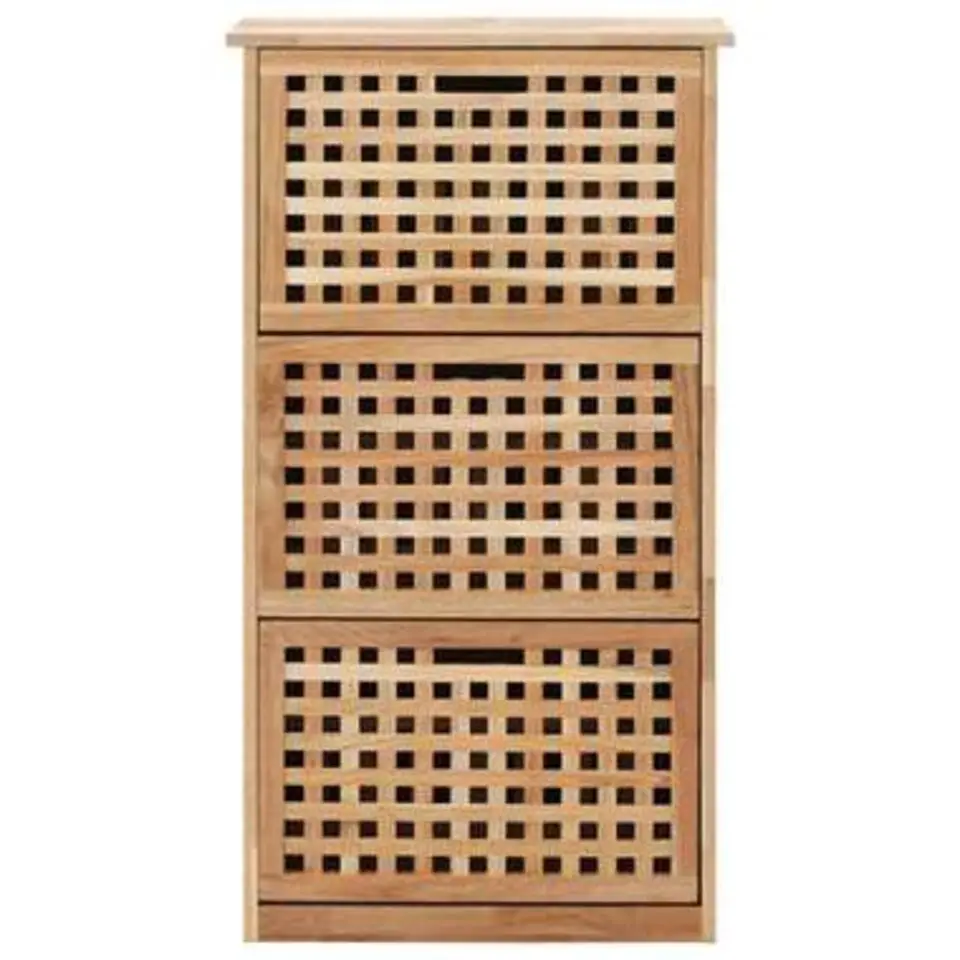 vidaXL - Schoenenbank - Bruin - Hout