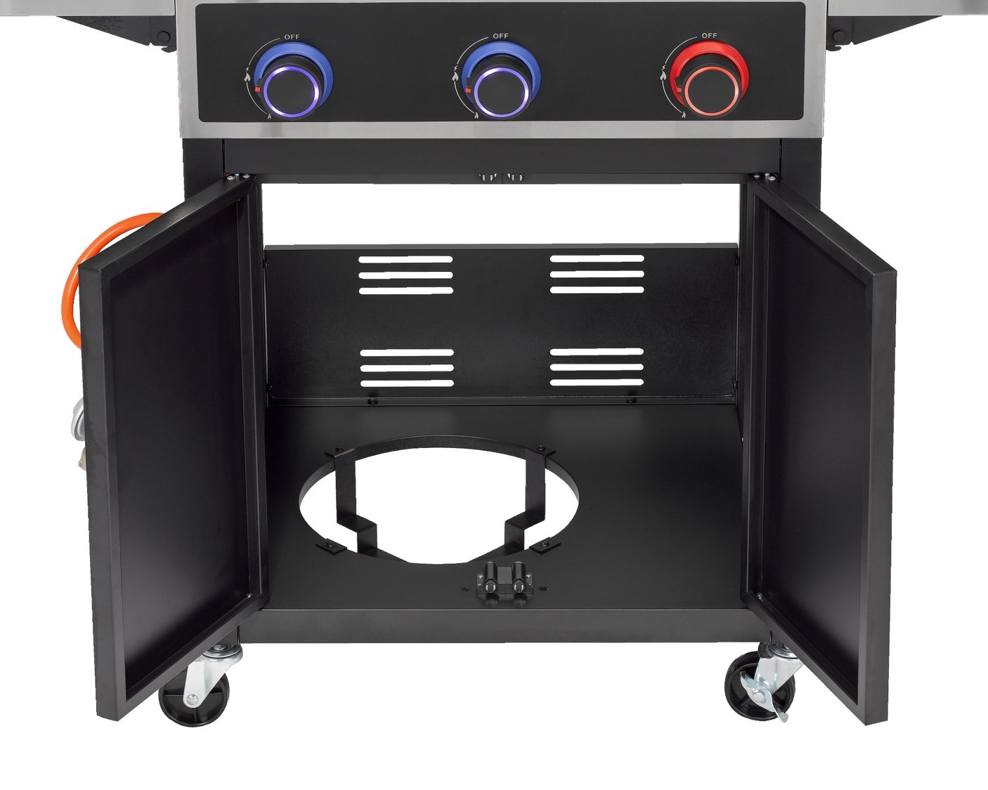 TEPRO Gasgrill KEANSBURG 3 - schwarz-Edelstahl - 3302