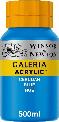 Winsor & Newton - Galeria Akrylmaling - Cerulean Blue Hue 500 ML