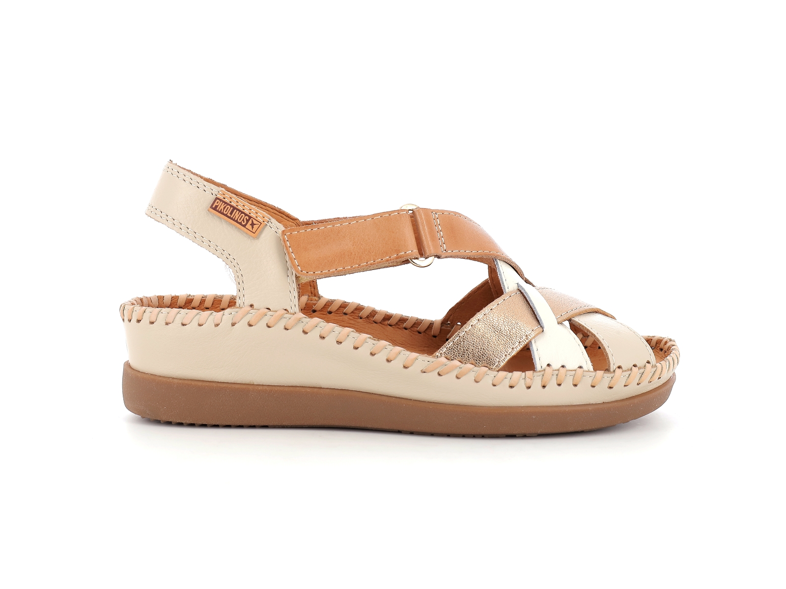 Pikolinos-CADAQUES-W8K-0741C2 Cuir Beige Or