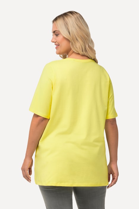 T-Shirt, A-Linie, V-Ausschnitt, Halbarm