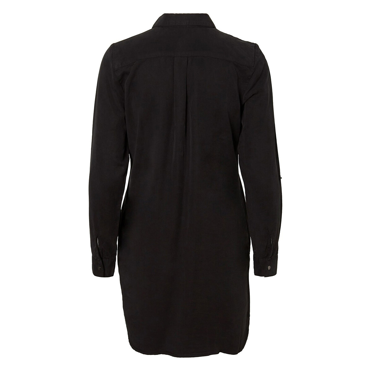 VERO MODA<br>Vestido camisa com botões de pressão