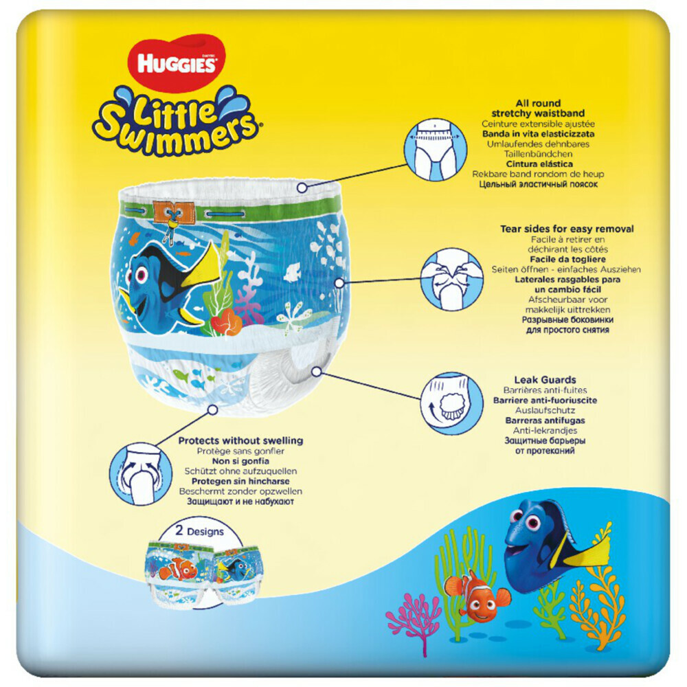 Huggies Little Swimmers maat 3-4 (7-15 kg)12 stuks