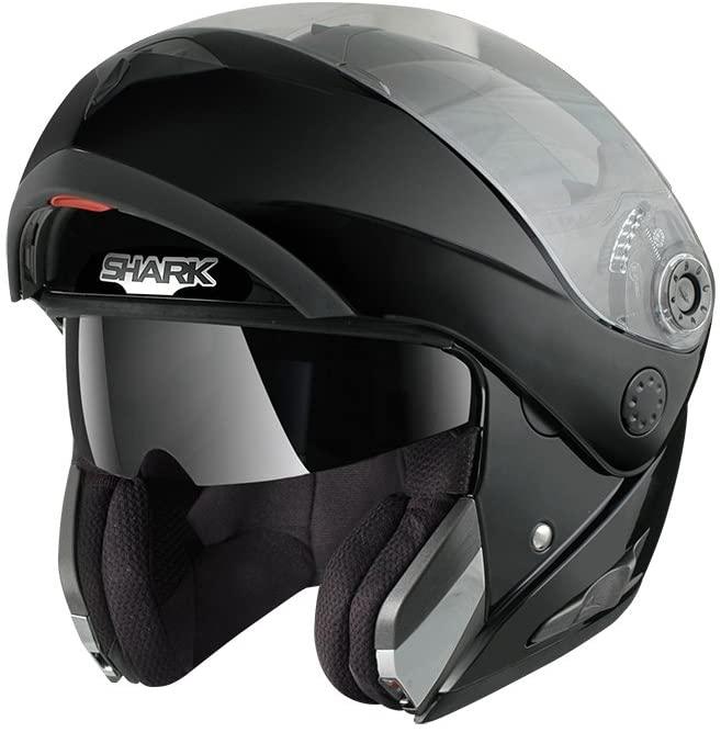 Casque Moto Shark Openline Prime Noir Mat Modulable