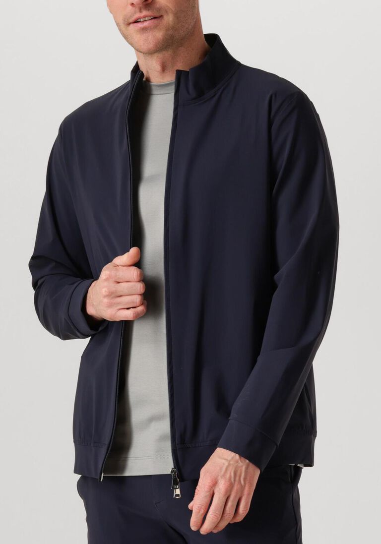 donkerblauwe ferilli trui classic vest