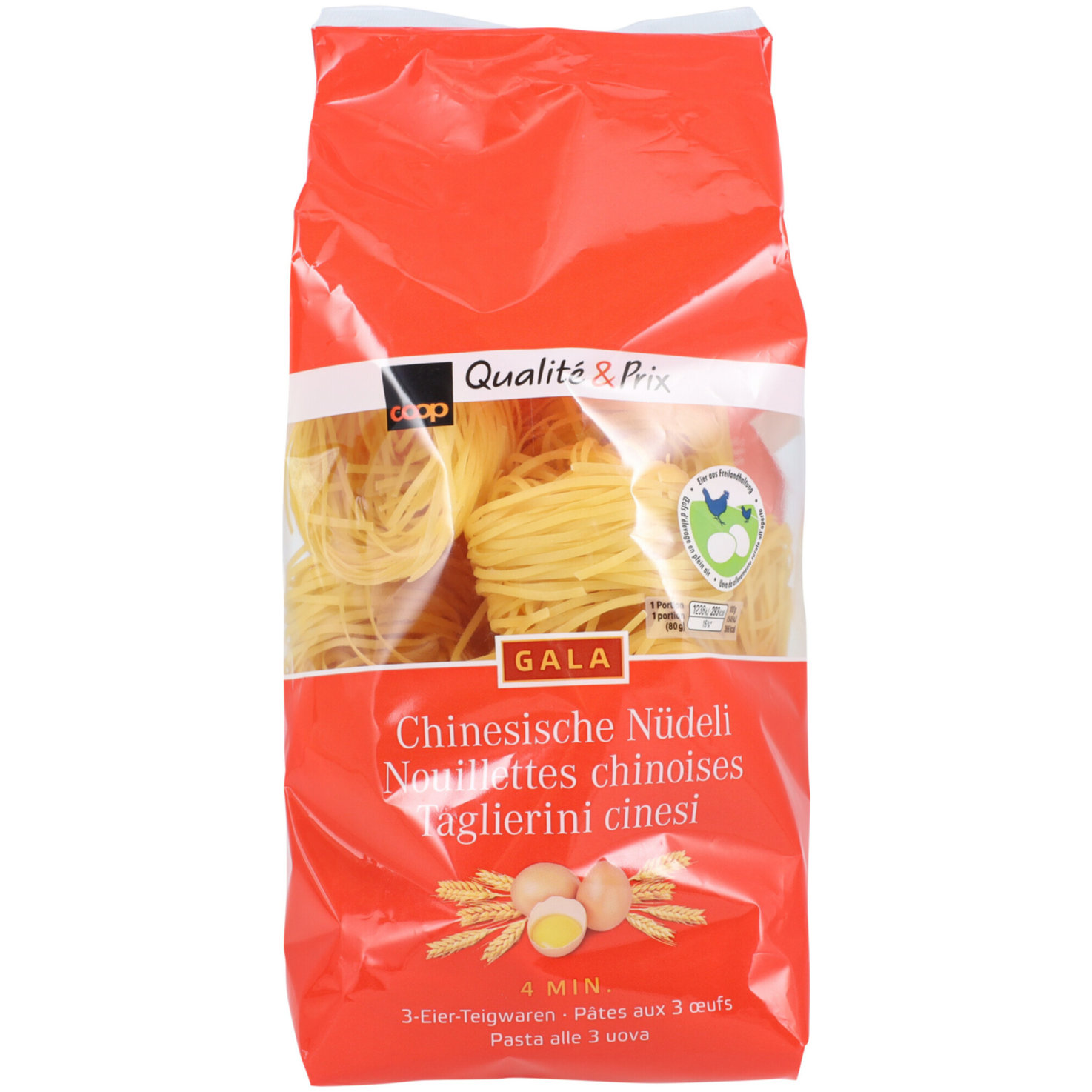 Gala 3-Eier Chinesische Nüdeli