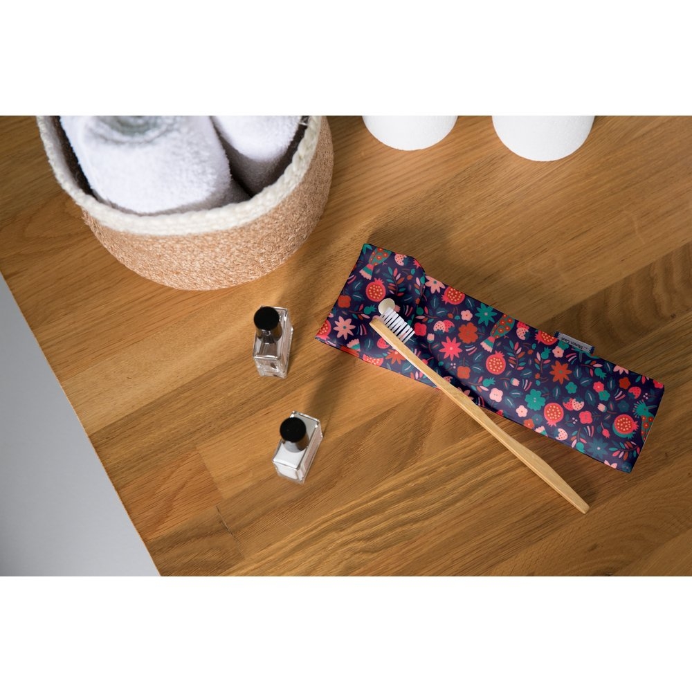 Pochette Brosse À Dents Huppette Fleurie