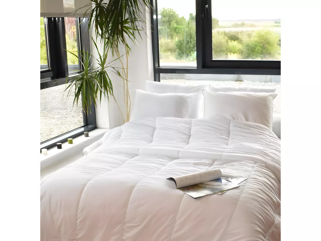 Couette Anti Transpirante 200 Gr/m² 200 X 200 Cm Pour Lit 120 X 190 Cm
