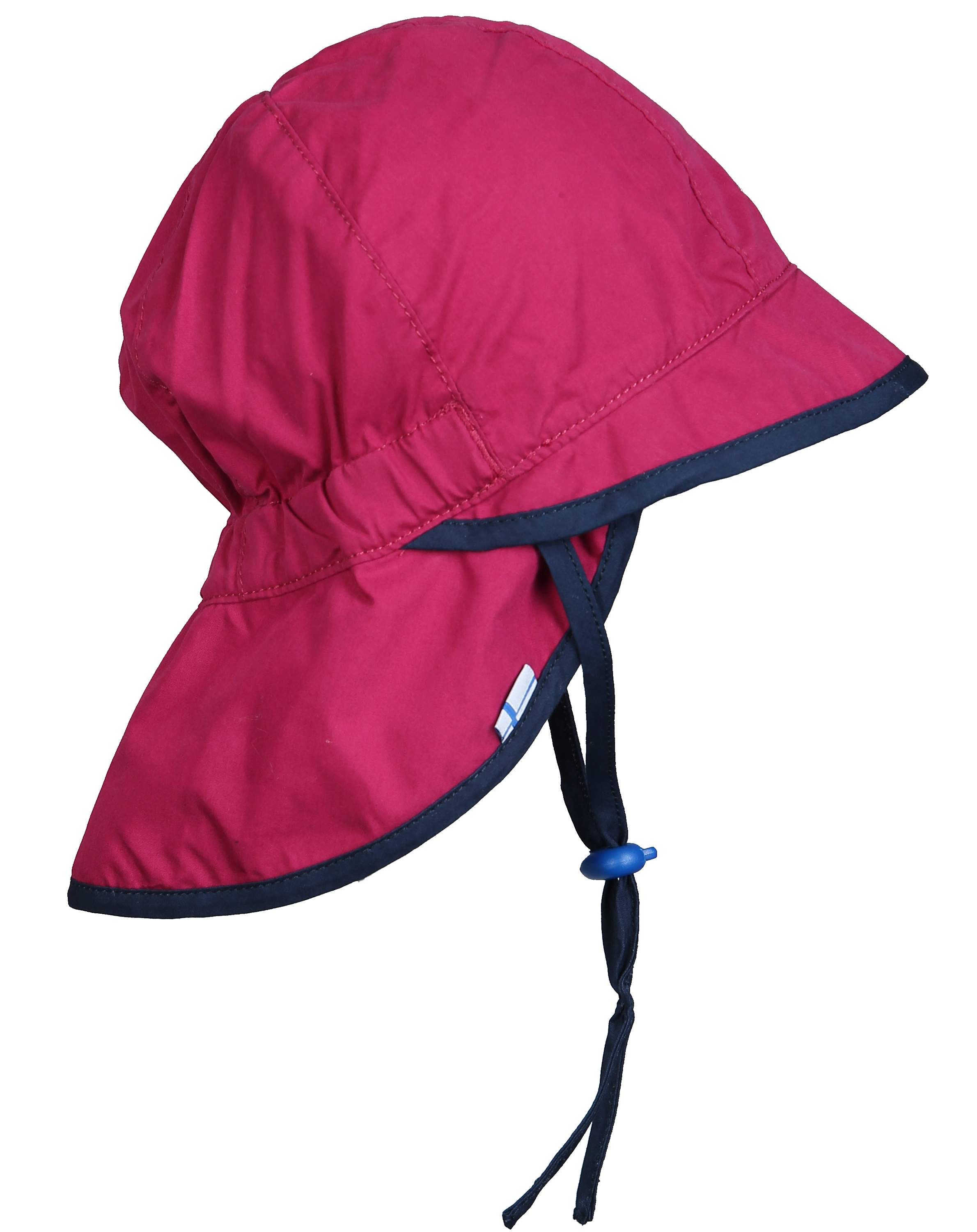 Sonnenhut HELLE mit Nackenschutz in raspberry/navy