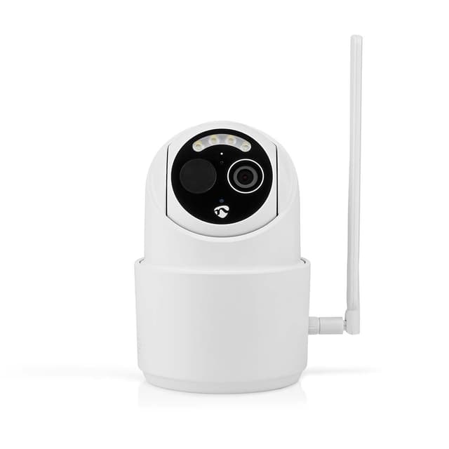 Nedis SmartLife udendørskamera | 4G | Full HD 1080p | Pan tilt | IP65 | Cloud Storage (mulighed) / microSD (ikke inkluderet) | 5 V DC | Med bevægelsessensor | Nattesyn | Hvid