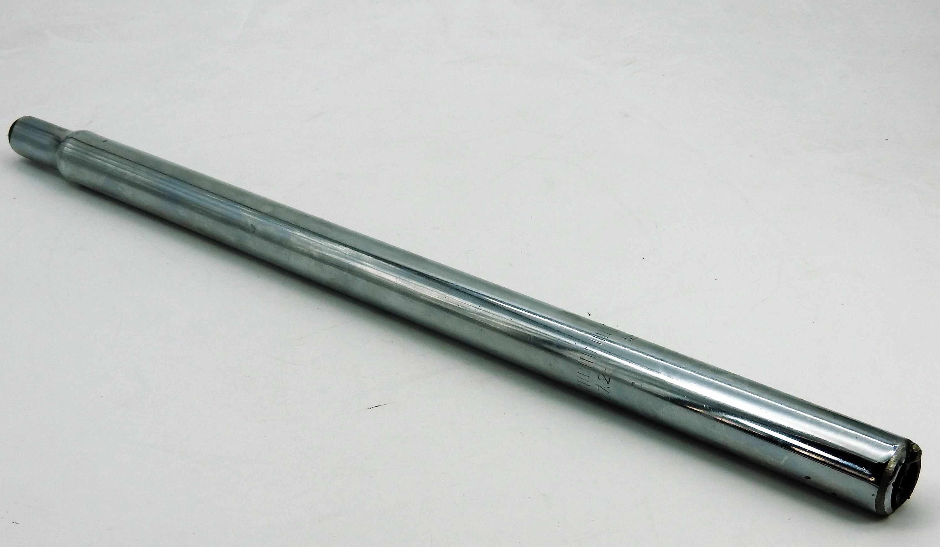 500mm verstärke Stahl Sattelstütze chrom Ø 28,0 bis 180kg