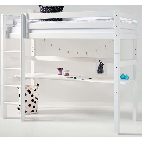 Hoppekids ECO Luxury højseng med bordplade 90x200 cm