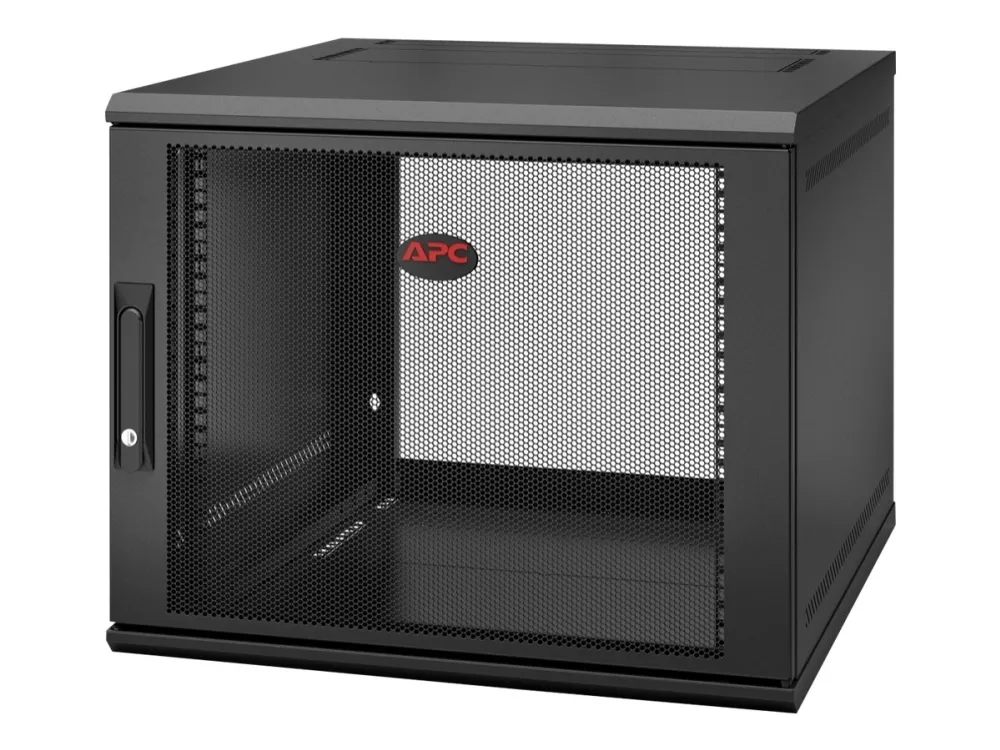 APC NetShelter WX AR109SH6 - Kabinet - vægmonterbar - sort - 9U - 19
