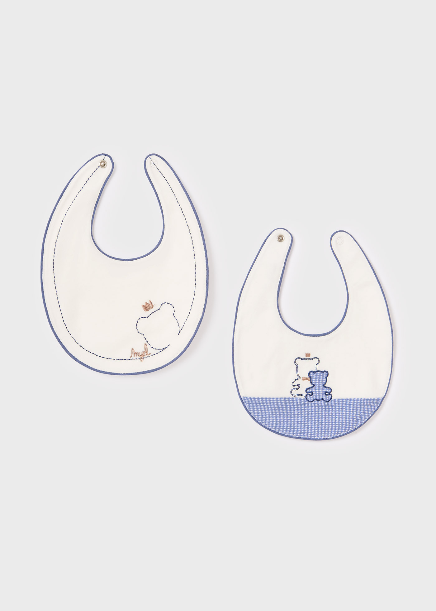 Conjunto de 2 babadores Better Cotton para bebês