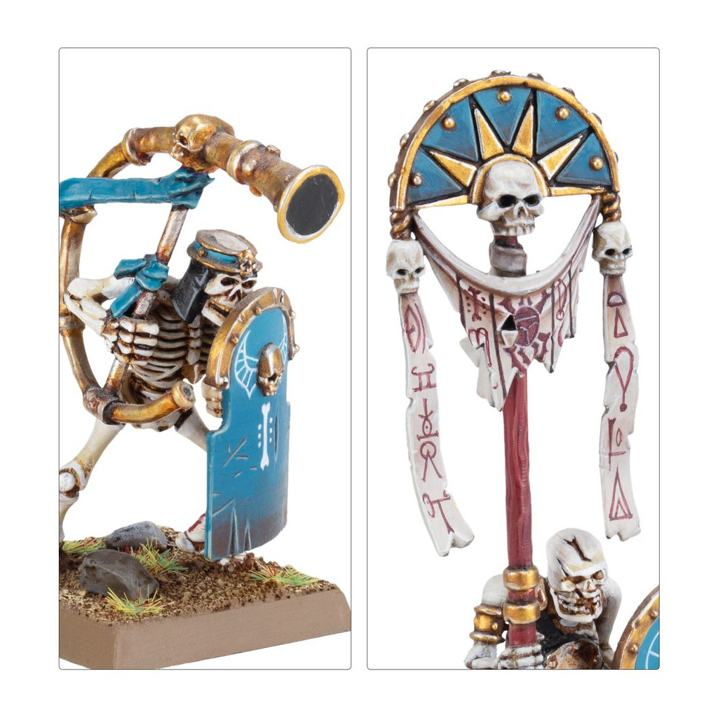 Warhammer - The Old World : Roi des Tombes de Khemri - Guerriers / Archers Squelettes