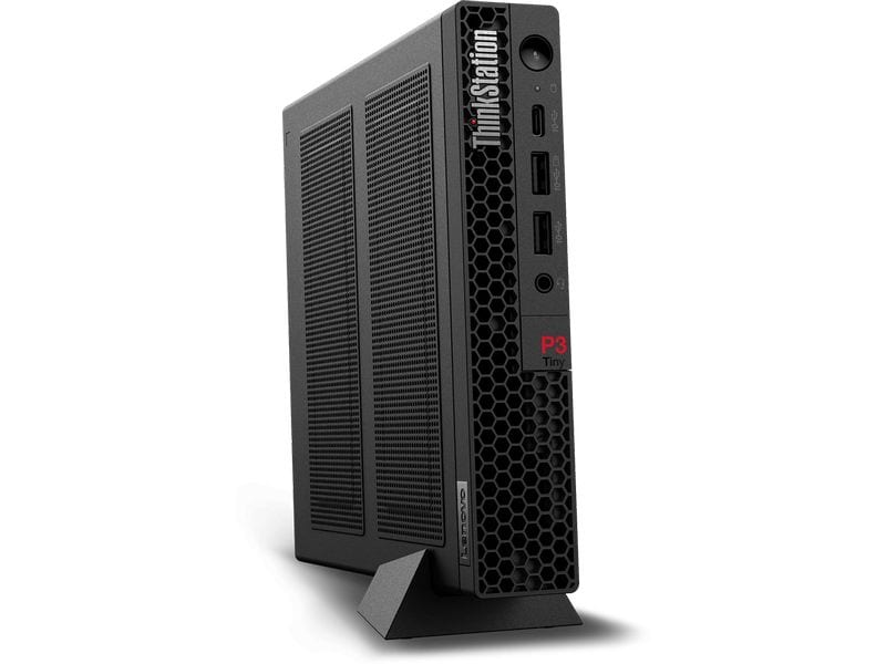 Lenovo Workstation ThinkStation P3 Tiny (Intel) Business-PC im winzigen 1-Liter-Gehäuse mit NVIDIA RTX A1000 Dedizierte Grafikkarte 8 GB