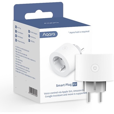 Prise connectée Aqara intelligente, Nécessite Hub Zigbee 3.0 - Blanc