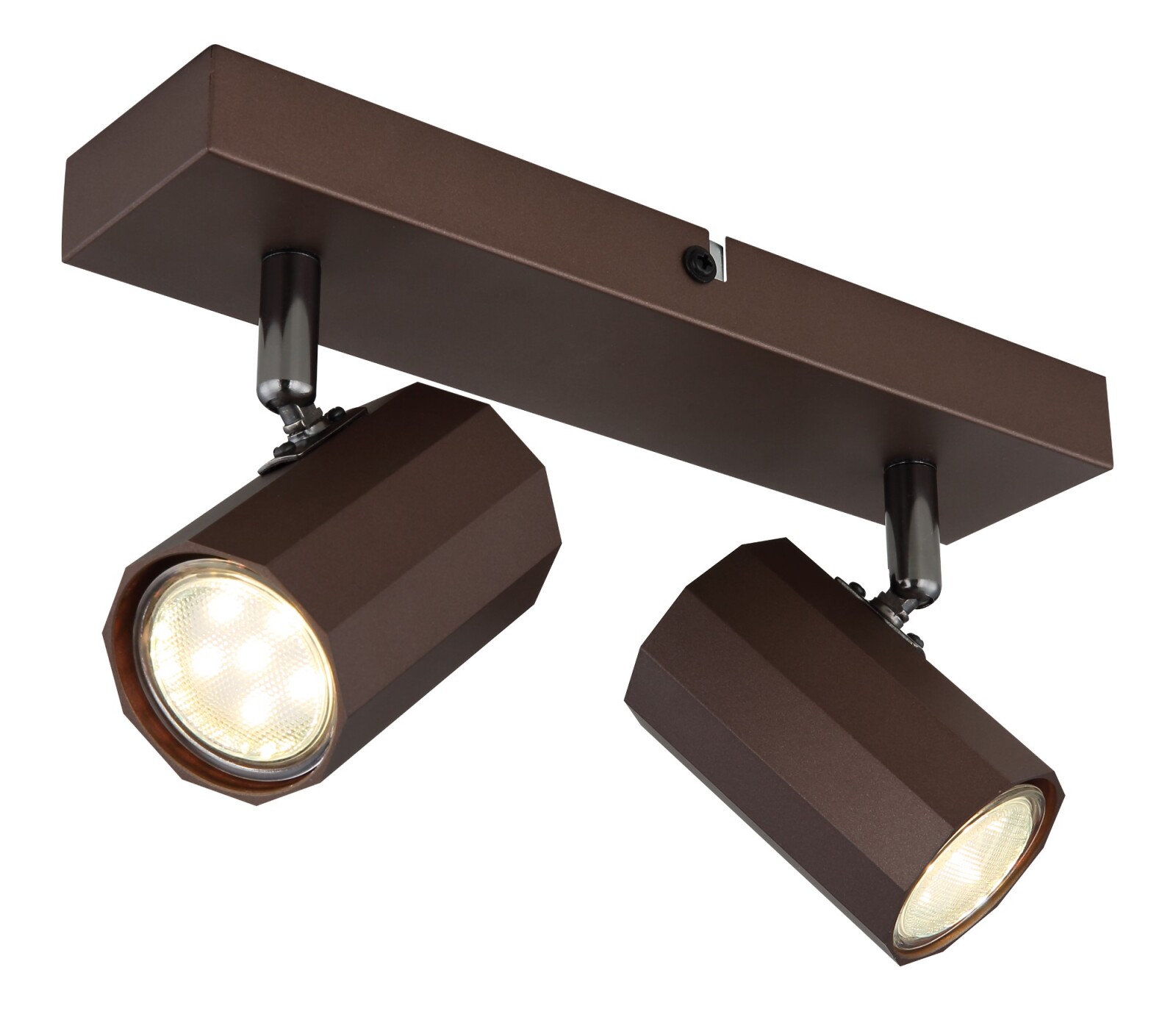 LED-Strahler - bronze matt - 2-flammig