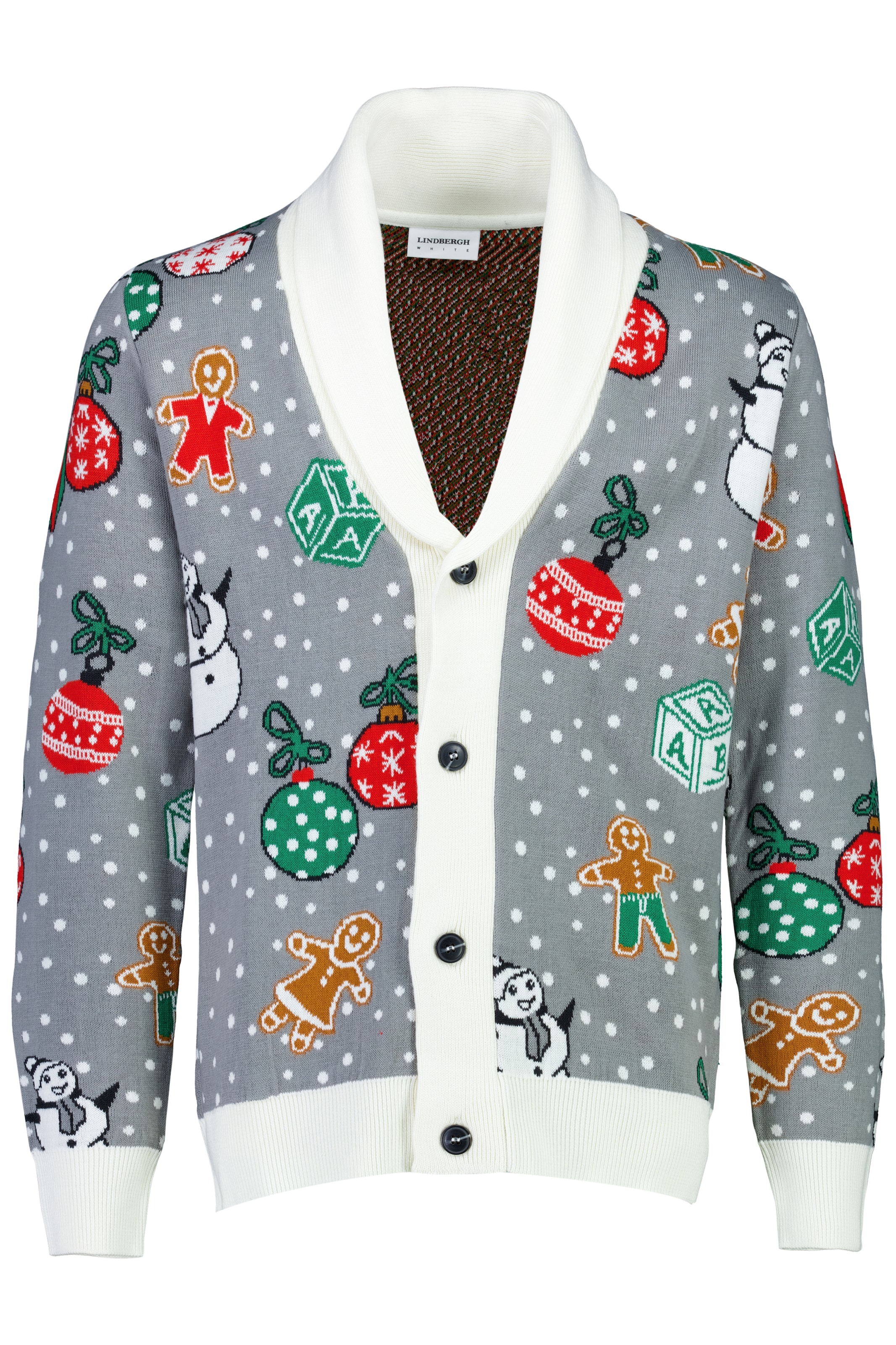 LINDBERGH Weihnachtspullover , mit Intarsien Muster
