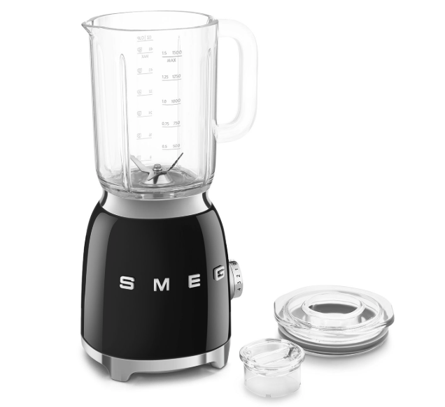 (1.5L) Edelstahl Standmixer 50's Retro Style (BLF03BLEU) - Schwarz
