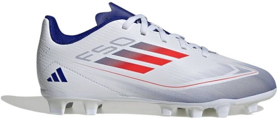 Adidas Perfor ce F50 Club Junior voetbalschoenen wit rood kobaltblauw Imitatieleer 36 2 3