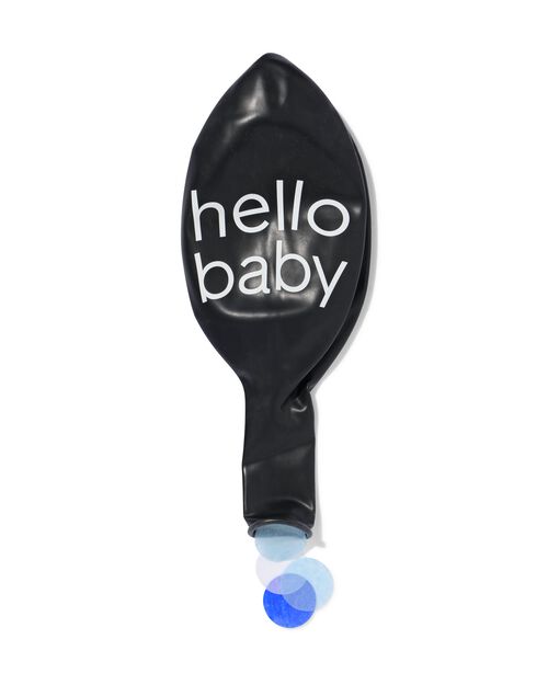 ballons gender reveal bleu Ø90 cm bleu