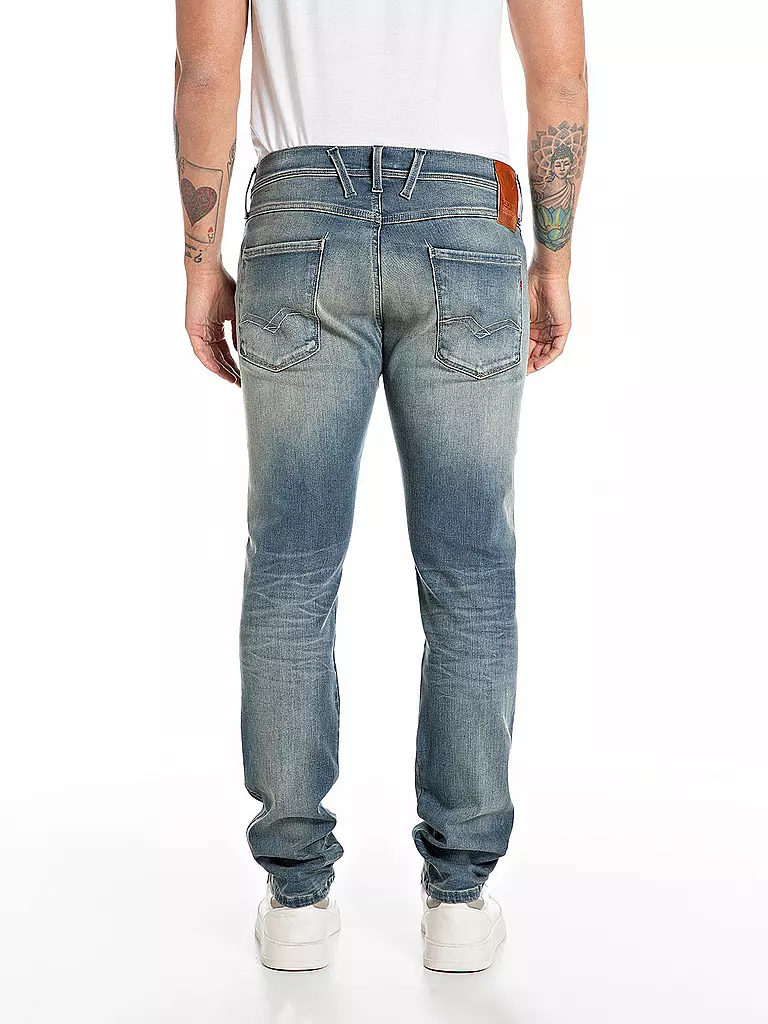 REPLAY Jeans Slim Fit ANBASS HYPERFLEXX blau