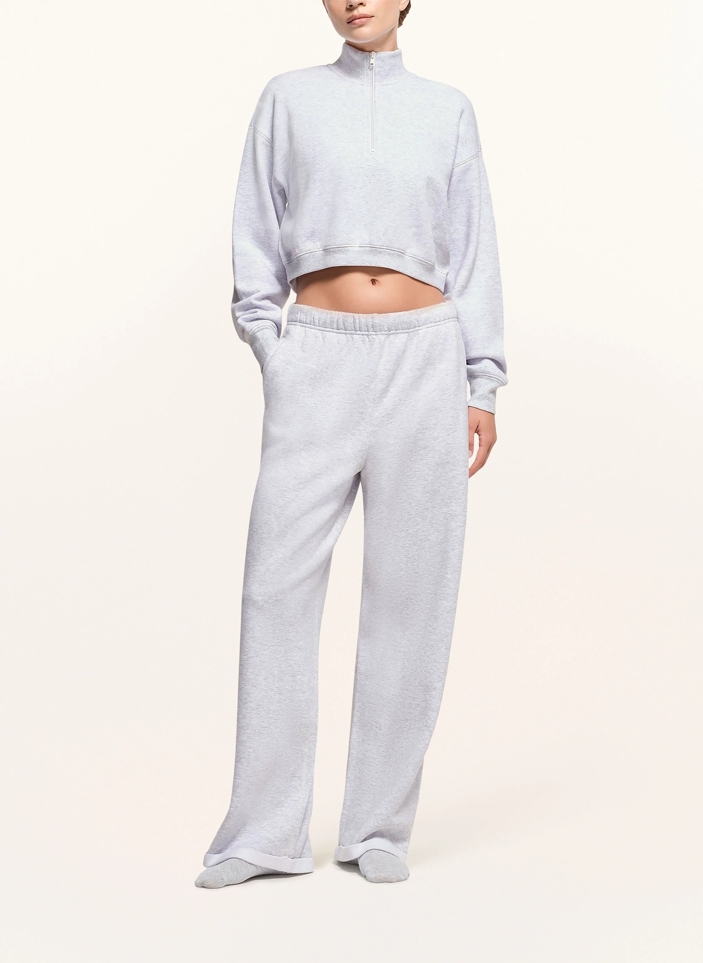 SKIMS Lounge-Sweatshirt COTTON FLEECE
