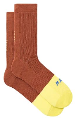 Chaussettes Maap Division Marron / Jaune