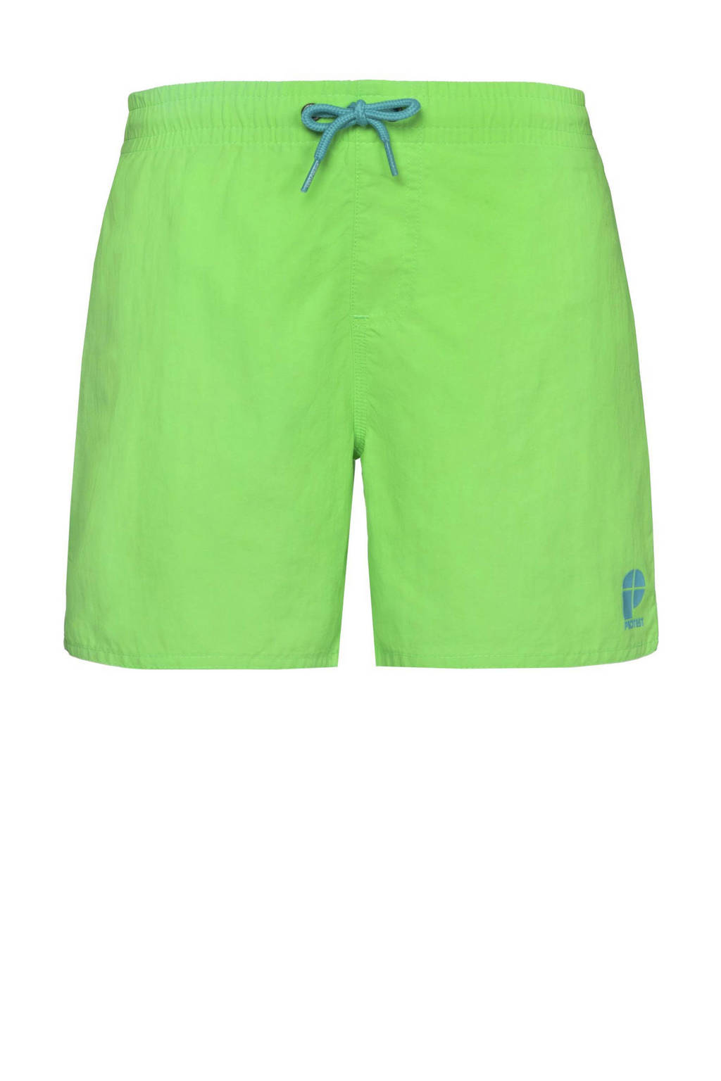 Mooie broekzwemshort CULTURE JR neon groen