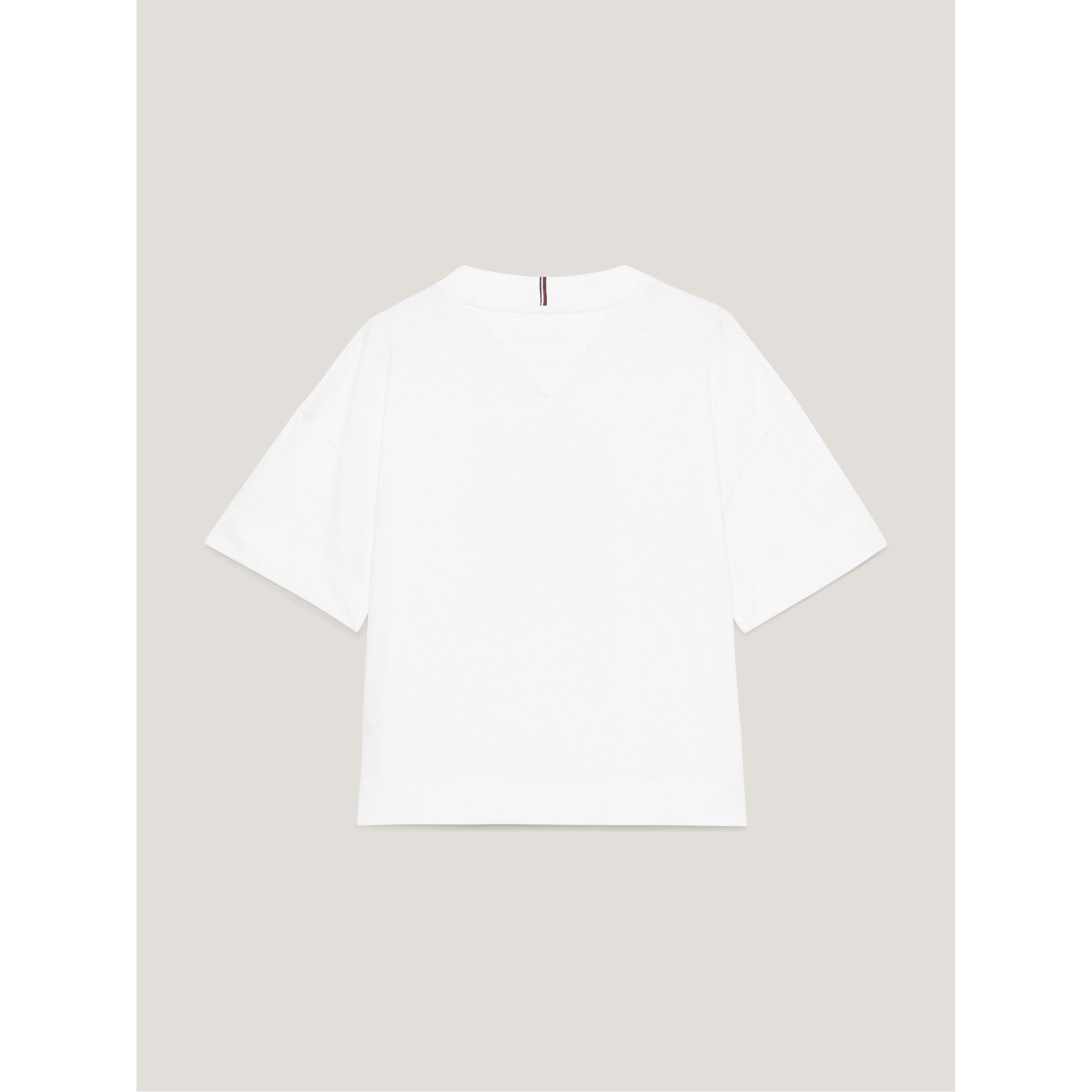 Tommy Hilfiger Monogram Sequin Short Sleeve Shirt