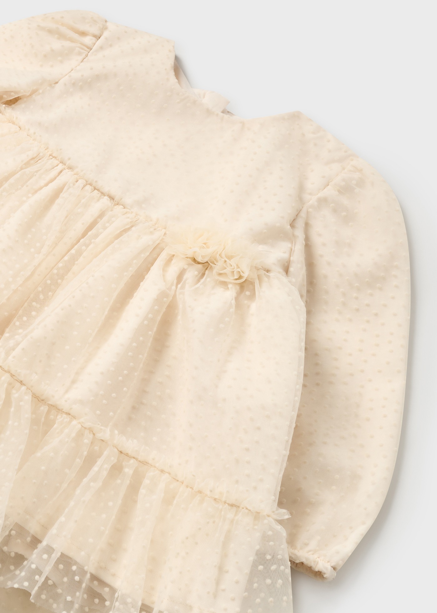 vestido de tule para bebê