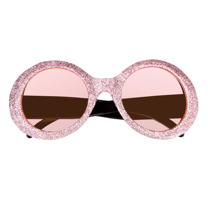Brille - Jackie Glitter - für Erwachsene - pink