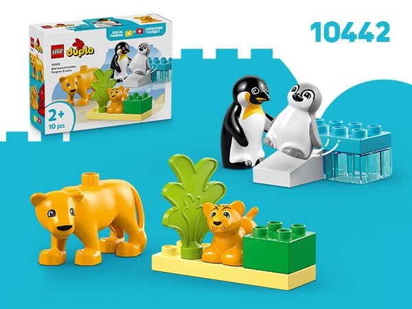 LEGO - DUPLO Town - 3-i-1 Vilde Dyrefamilier (10446)