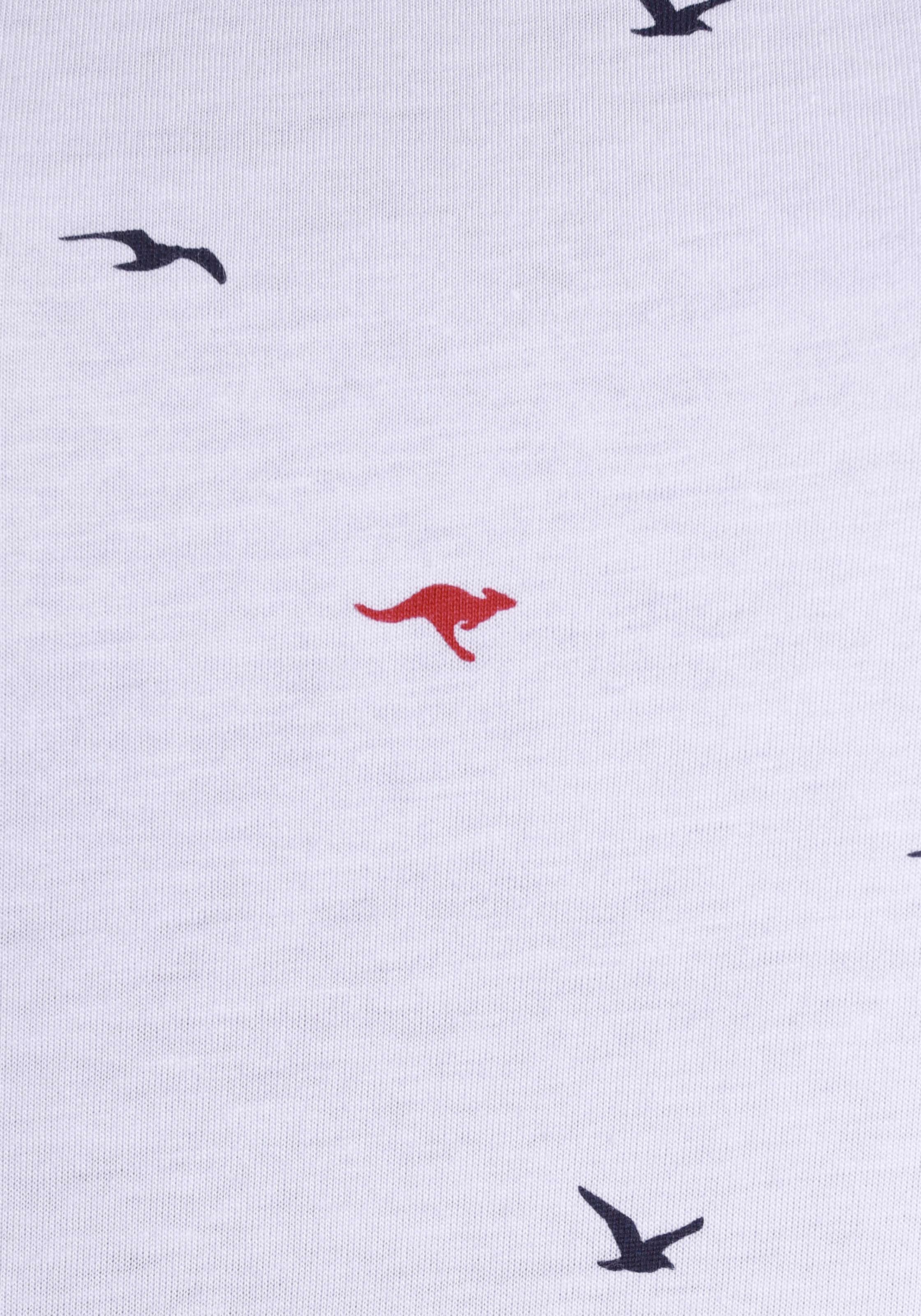 KangaROOS Print-Shirt , kurzärmelig,  figurumspielend,  mit Print,  mit Rundhalsausschnitt
